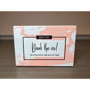 Break the Ice Card Game - Wild Fizz Ice Breaker Questions - New & Sealed